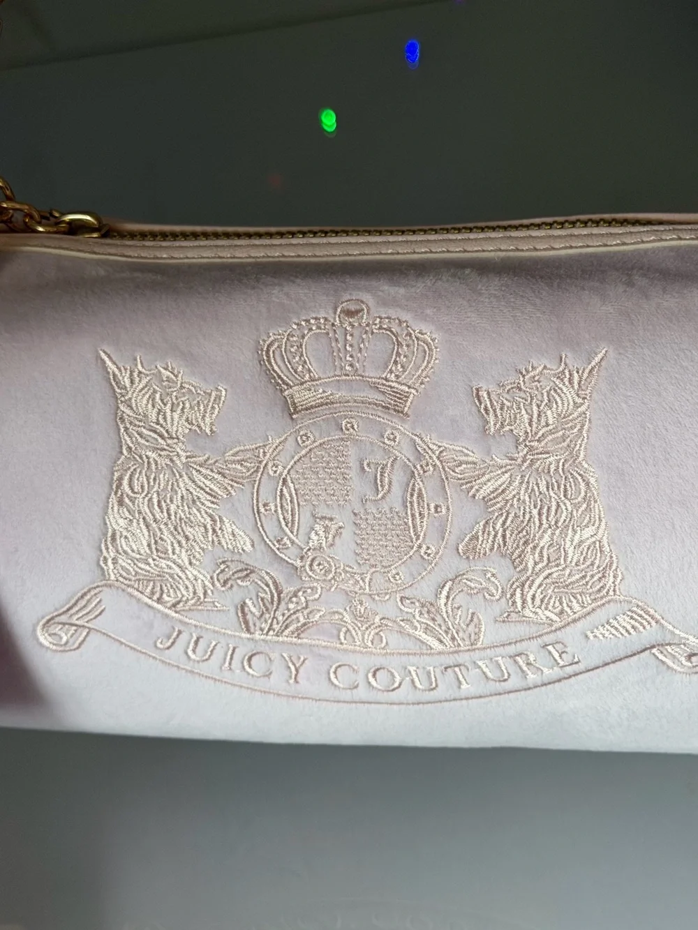 Juicy Couture Lilac Velour Barrel Bag Coin Pouch Y2K 2000s Choose Scottie Dogs